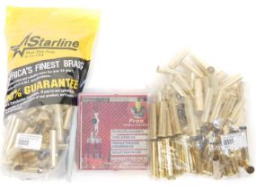 .45-70 cases and dies, to include 200 new and unused Starline cases, approximately 50 used cases,