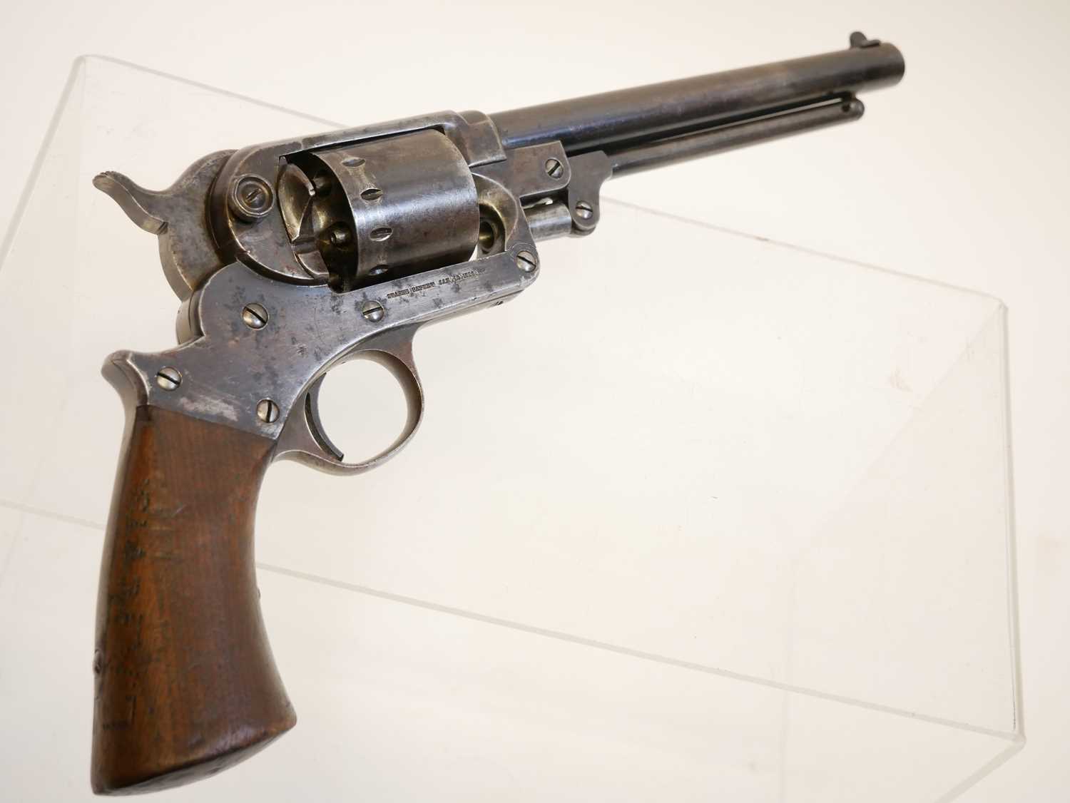 Starr Arms .44 model 1863 percussion single action revolver, serial number 38484 to cylinder only - Image 5 of 13