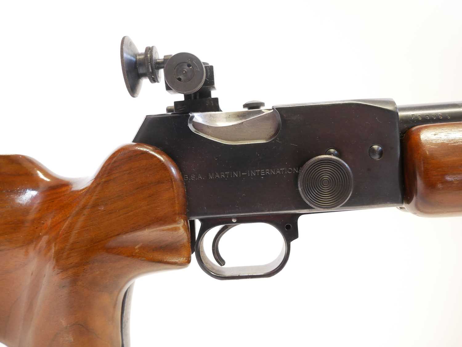 BSA International .22lr Martini target rifle, serial number FG0963, 28 inch barrel, fitted with - Image 4 of 12