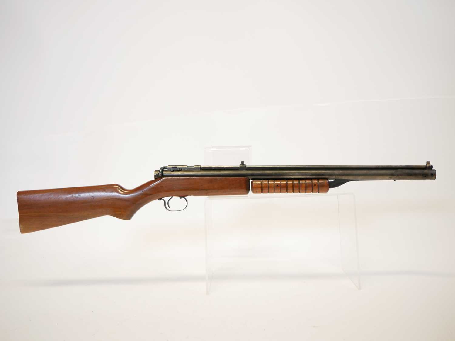 Benjamin Franklin .22 Model 312 pump up air rifle, serial number H357175, 19 inch sighted barrel. No - Image 2 of 13