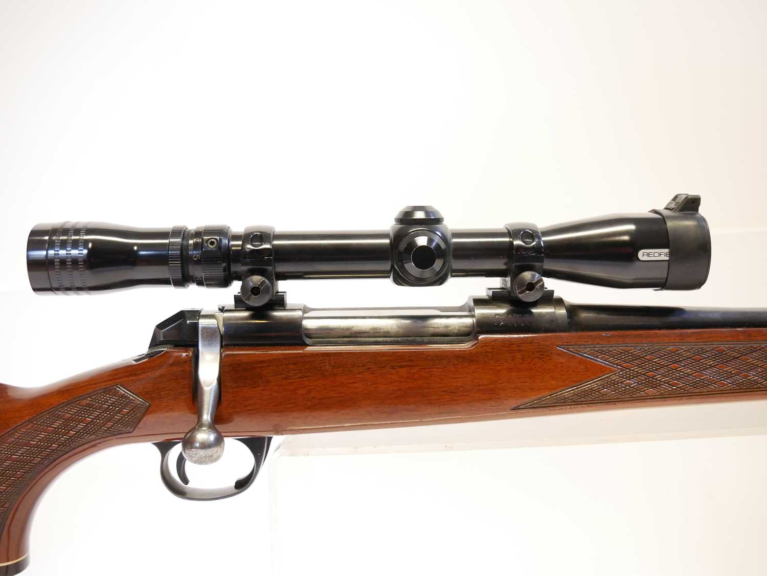 BSA .222 bolt action rifle, serial number 2P3784, 22 inch barrel, chequered stock with rosewood - Image 4 of 13