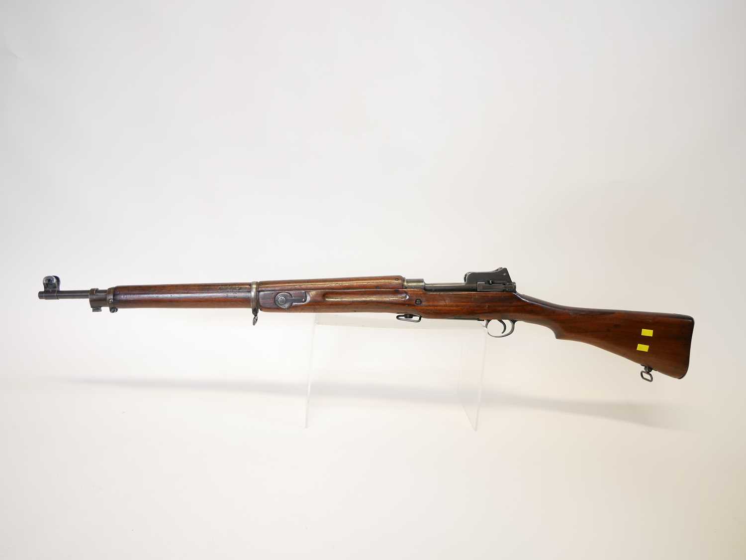 Remington Enfield P14 .303 bolt action rifle, 26 inch barrel, folding ladder sight (spring and - Image 17 of 17