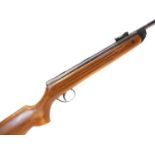 BSA MkI Meteor .22 air rifle, serial number T48323, 18inch sighted break barrel. No licence required