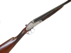 Gunmark Royale 12 bore side by side shotgun, serial number 15844, 28inch barrels with quarter and