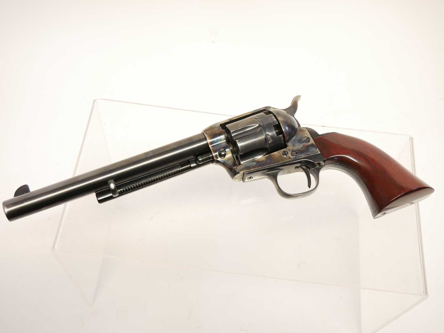 Uberti .44 percussion muzzle loading cattleman revolver, serial number UG0263, 7.5inch barrel, - Image 5 of 10