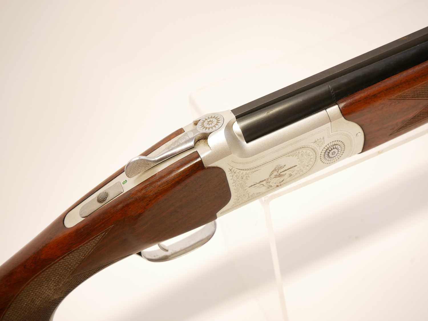 Yildiz 20 bore over and under shotgun, 30 inch barrels, (only two choke tubes present, no key) - Image 4 of 10
