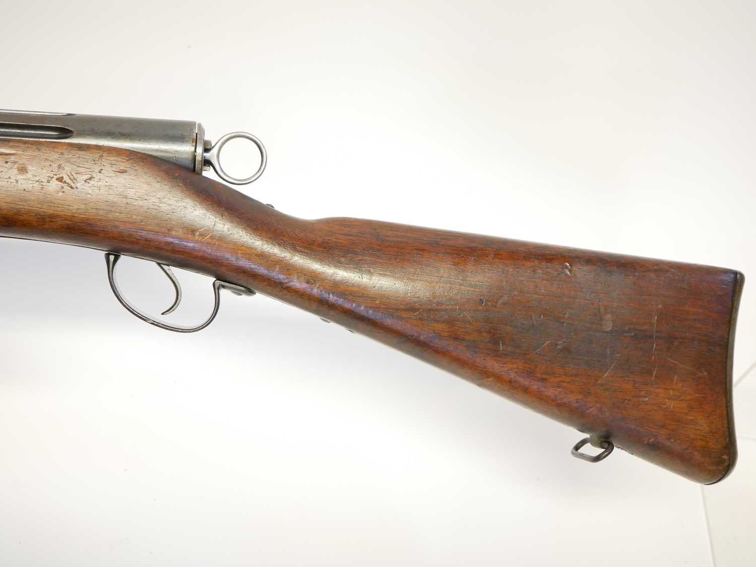 Schmidt Rubin 1889 7.5x 53.5mm straight pull rifle, matching serial numbers 119667, with 30" barrel, - Image 17 of 20