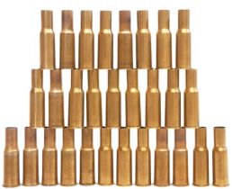 Twenty nine Kynock 577/450 primed brass cases. UK FIREARMS LICENCE OR RFD REQUIRED. THIS LOT CAN