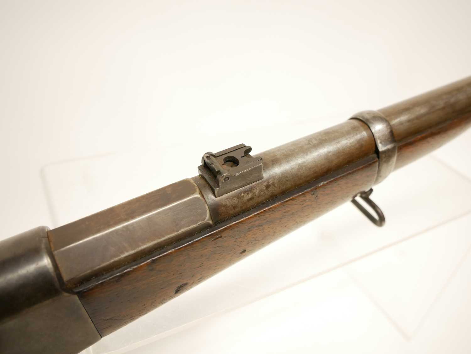 Remington .43 Spanish rolling block carbine, converted from a full length rifle, 20 inch barrel, - Image 6 of 13