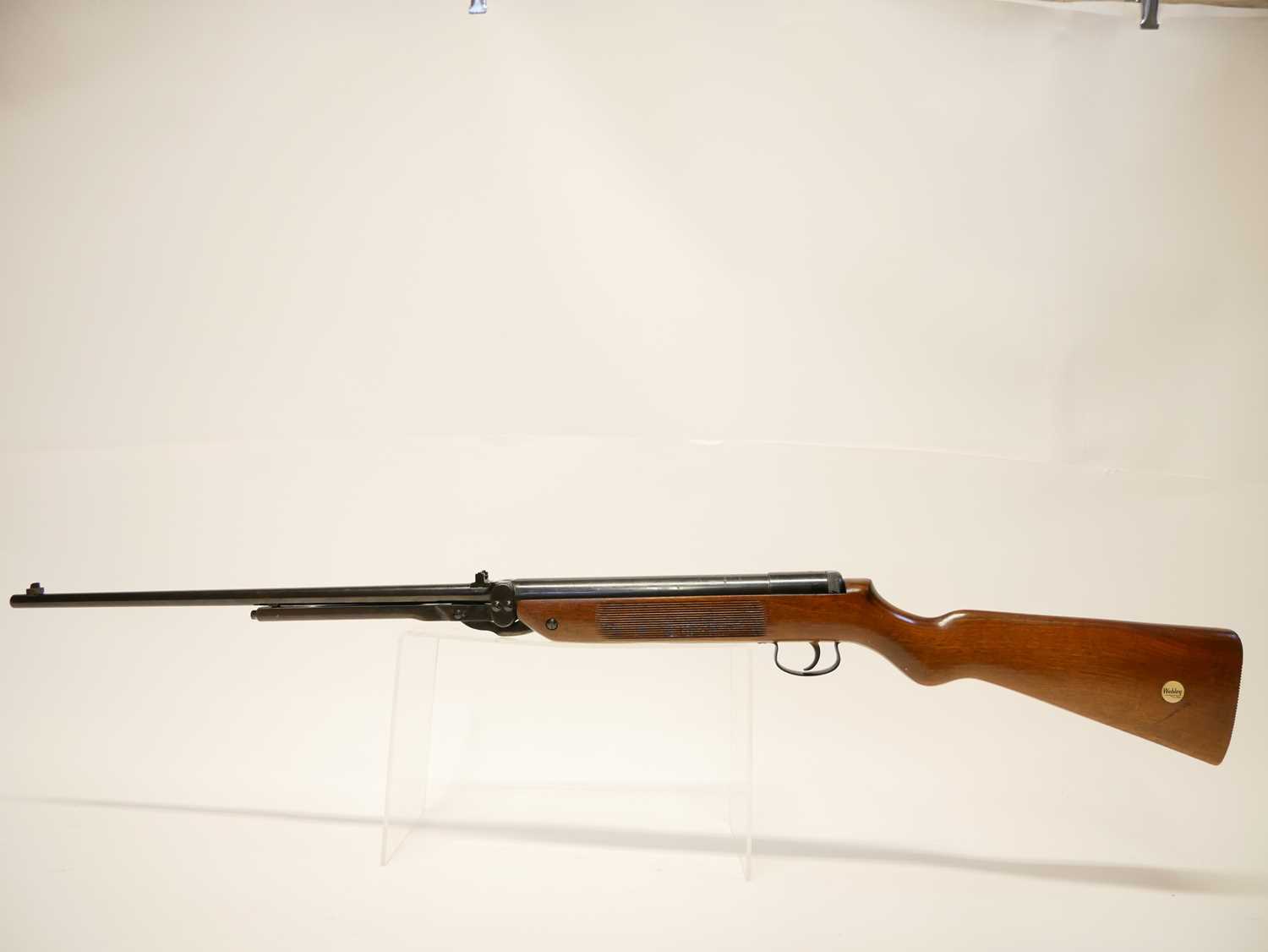 Webley MkIII .177 air rifle 18 inch barrel, with many early features circa 1962, serial number 6923. - Image 11 of 11