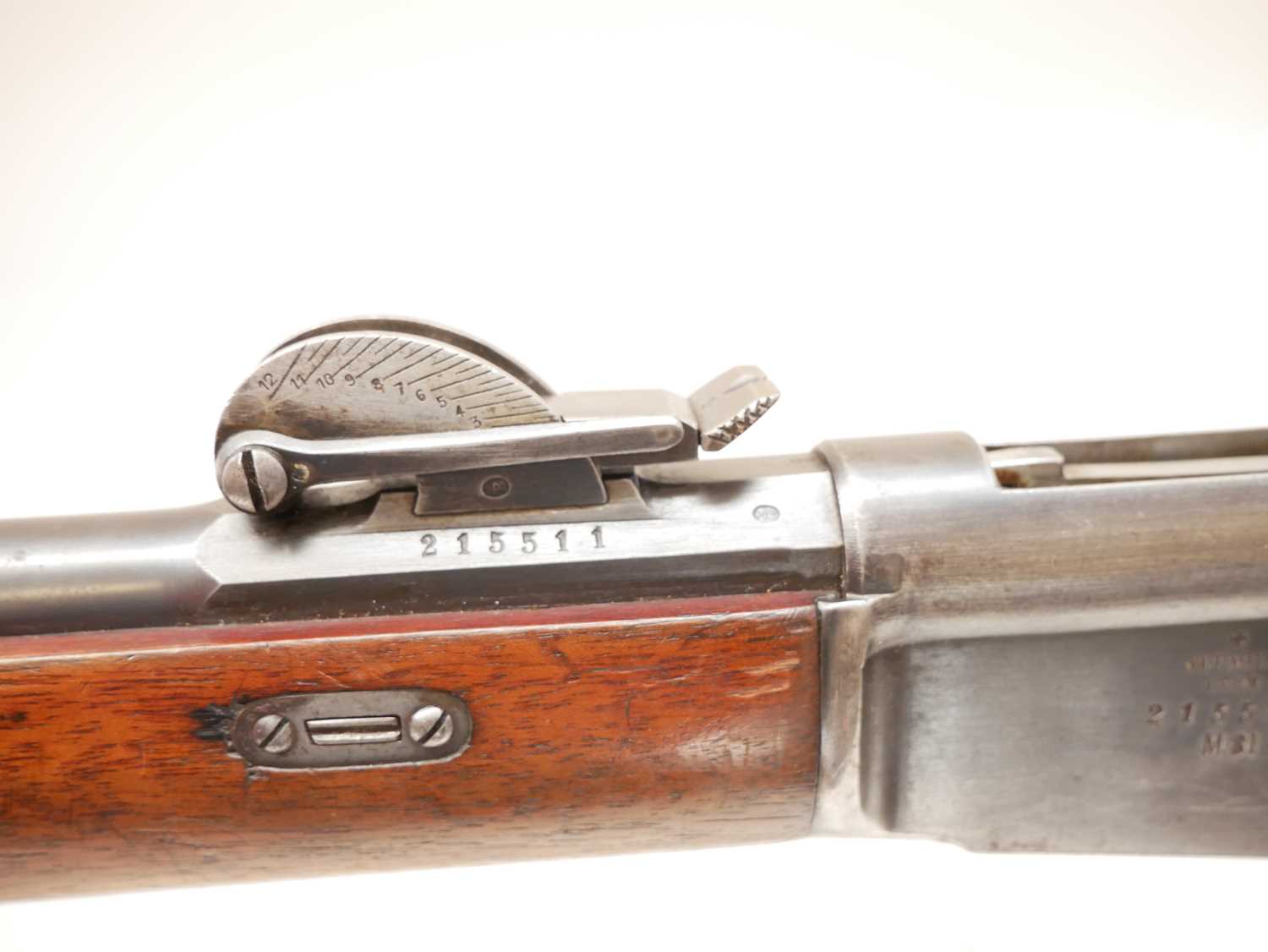 Swiss Vetterli M81 .41 Swiss centrefire bolt action rifle, 32inch barrel secured by one band and - Image 14 of 17