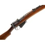 BSA Lee Enfield SMLE .303 bolt action rifle, serial number 7235, 24.5inch barrel with tangent rear