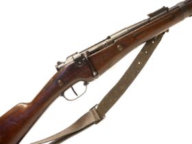 French Berthier Mle. 1890 model 8mm carbine, (firing pin tip reduced in length, the rifle will not