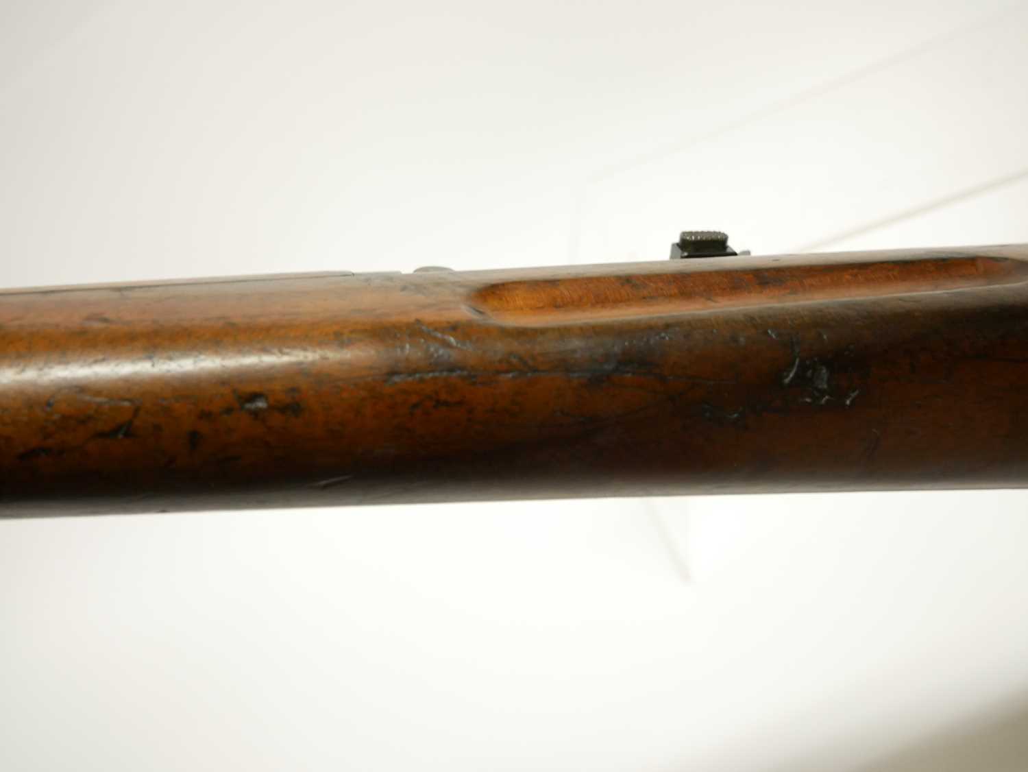 Schmidt Rubin 1911 7.5mm straight pull rifle, matching serial numbers 458583 to barrel, receiver, - Image 17 of 18