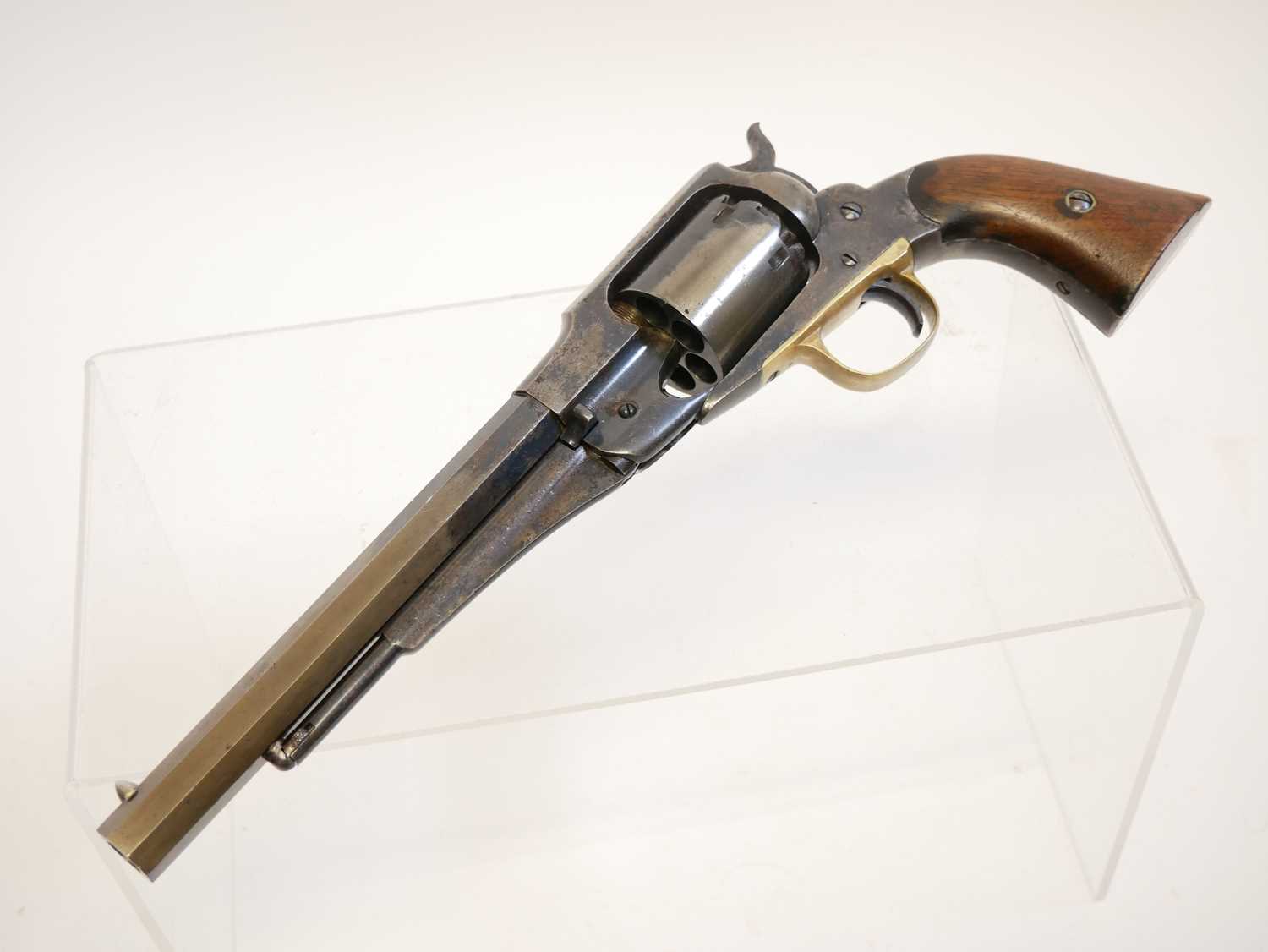 Remington 1858 New Model Army .44 percussion revolver, serial number 30138, 7.5 inch octagonal - Image 6 of 14