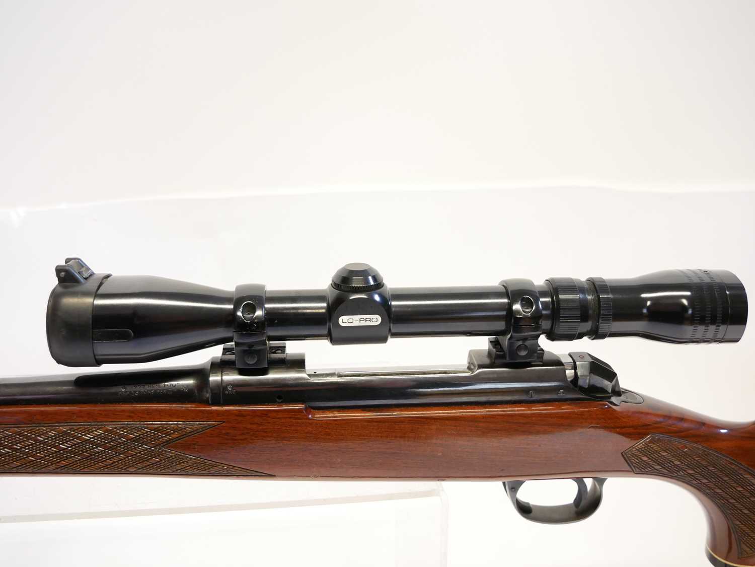 BSA .222 bolt action rifle, serial number 2P3784, 22 inch barrel, chequered stock with rosewood - Image 12 of 13