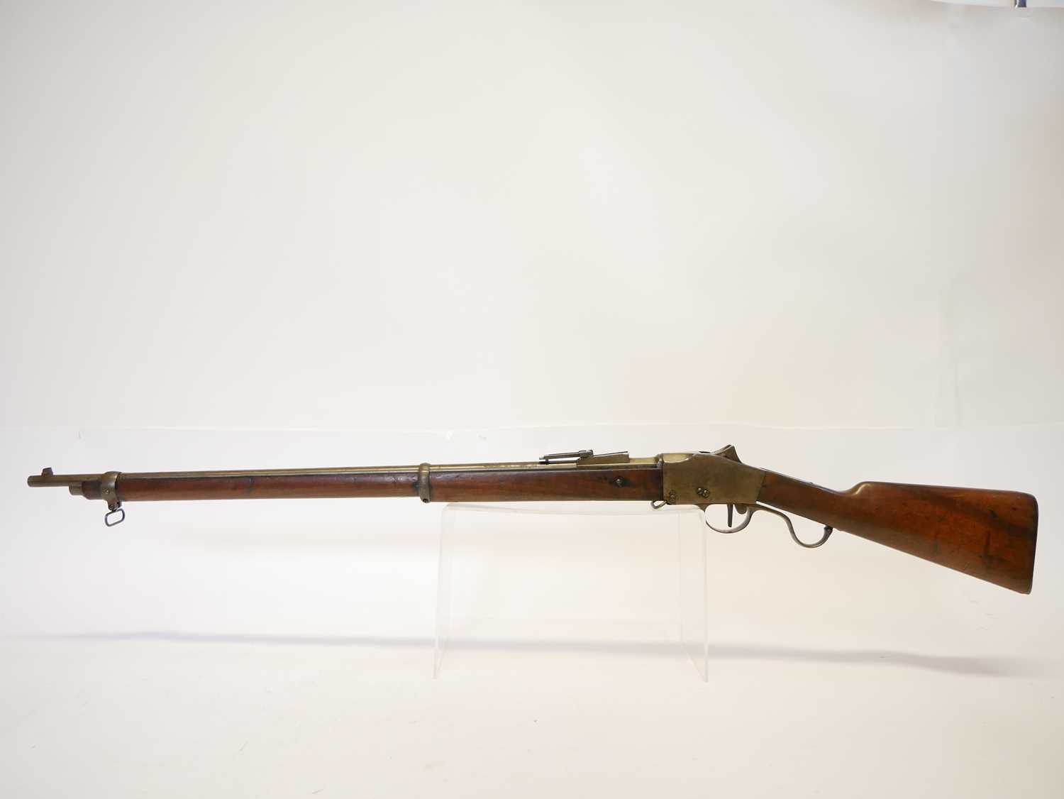 Steyr m.1885 Portuguese Guedes 8x60R rifle, serial number 4338, 32inch barrel, blocked as an early - Image 14 of 14