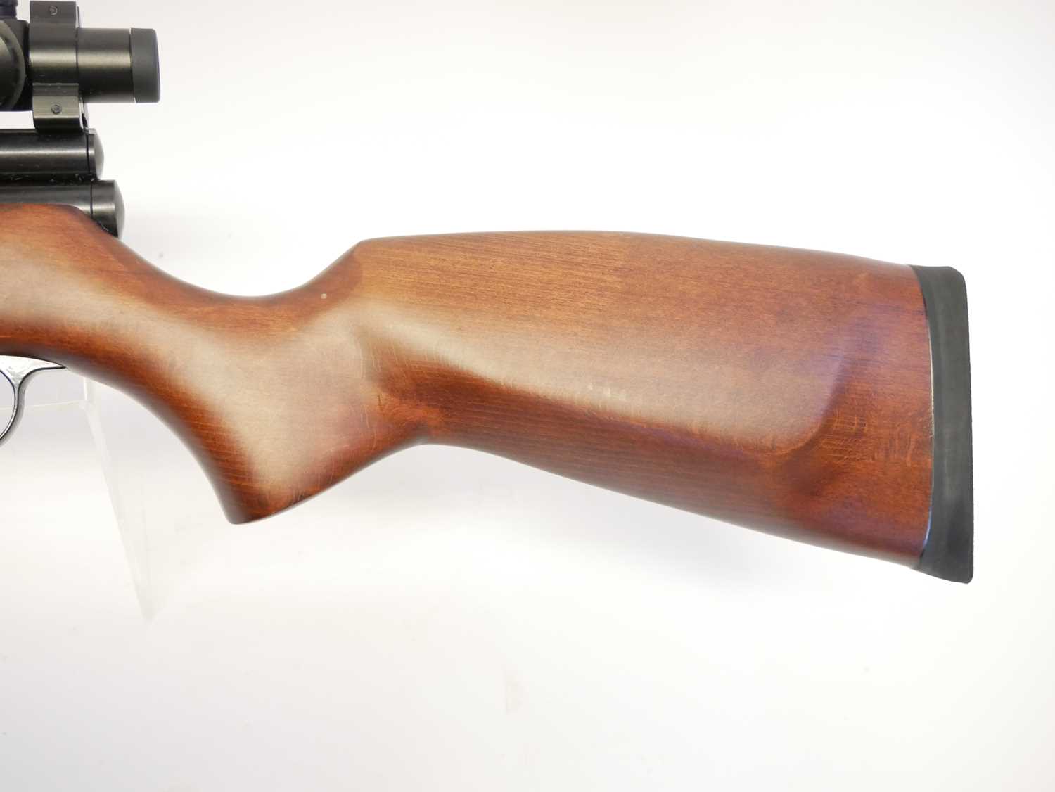 SMK QB78DL .22 CO2 air rifle, 29inch barrel including the fitted moderator, fitted with Hawke scope, - Image 8 of 12