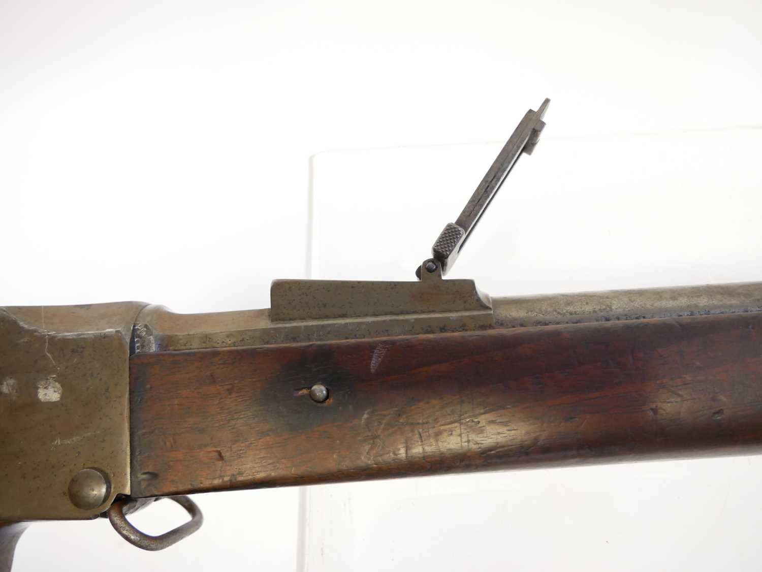 Steyr m.1885 Portuguese Guedes 8x60R rifle, serial number 4338, 32inch barrel, blocked as an early - Image 10 of 14
