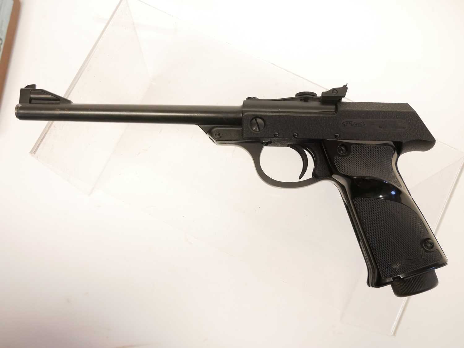 Boxed Walther .177 Model LP.53 air pistol (Luftpistole), 9.5inch barrel, serial number 118326, - Image 6 of 12