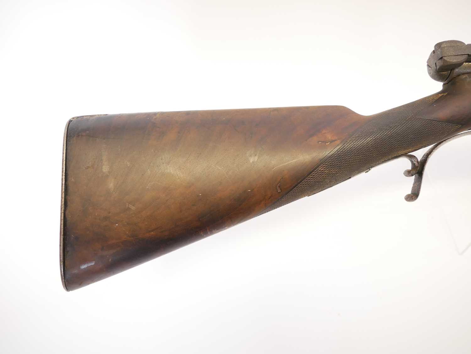 Calisher and Terry patent 52 bore percussion capping breech loading rifle, for restoration, 29inch - Image 3 of 17