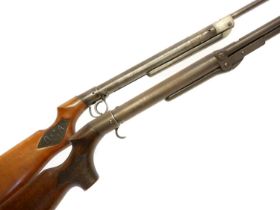 Two air rifles for restoration, to include a Lincoln Jeffries .177 underlever rifle serial number