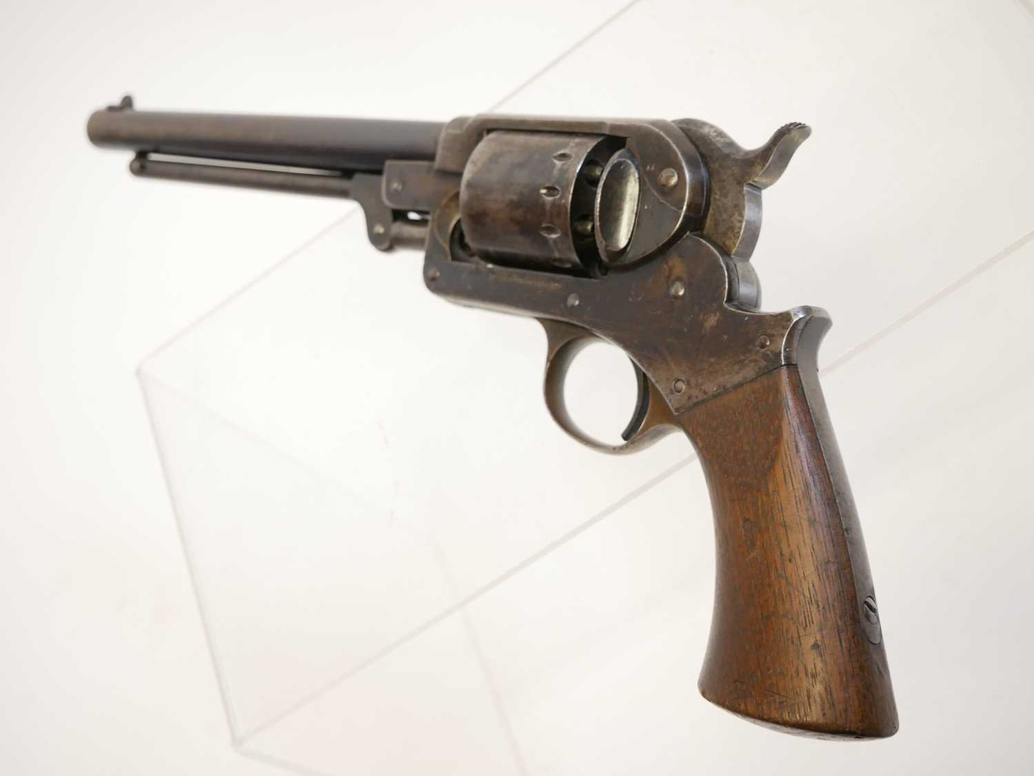 Starr Arms .44 model 1863 percussion single action revolver, serial number 38484 to cylinder only - Image 6 of 13