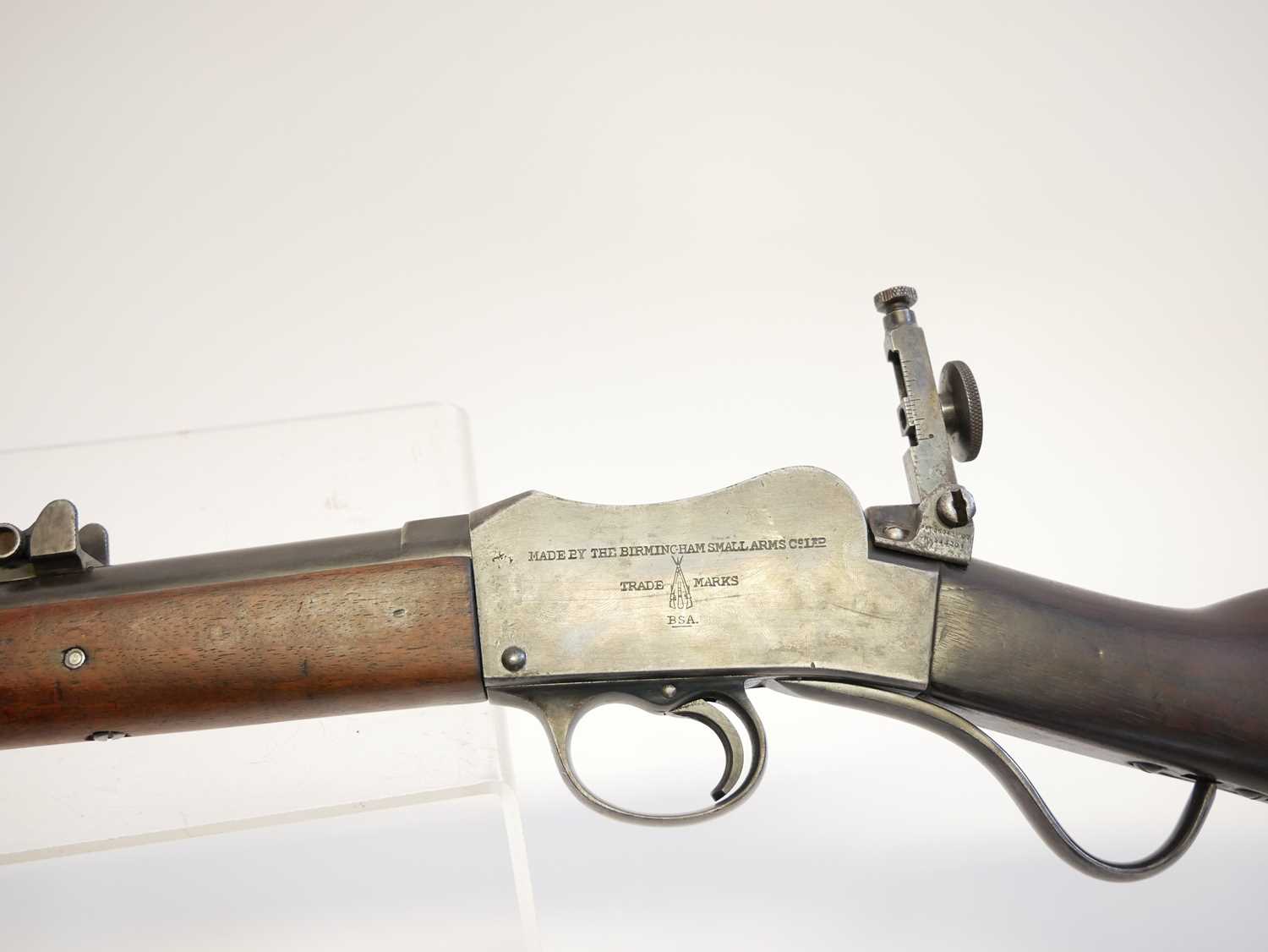 BSA .310 Sporterised Cadet rifle, serial number 1650 / 1975, 24.5" barrel fitted with barleycorn - Image 14 of 16