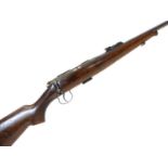 Brno CZ Model 2 .22lr bolt action rifle, serial number 212511, 25inch barrel threaded for a