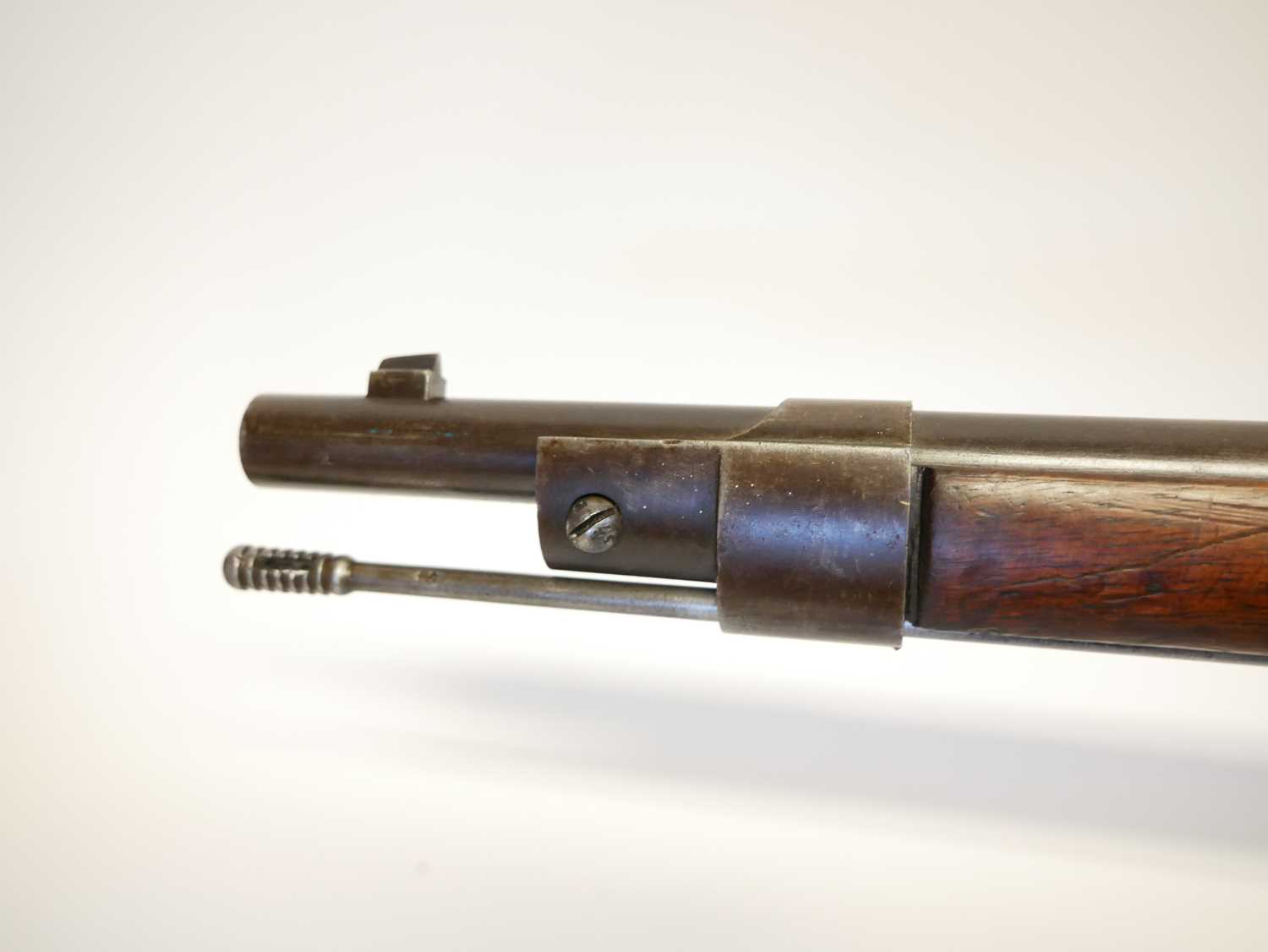 Mauser 1871 pattern 11x60R bolt action rifle, serial number 7537F, 33inch barrel secured by three - Image 17 of 18