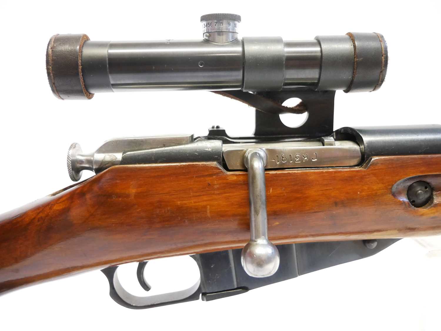 Izhevsk Mosin Nagant 7.62x54R bolt action rifle built up to be a sniper rifle, serial number K3181 - Image 7 of 19