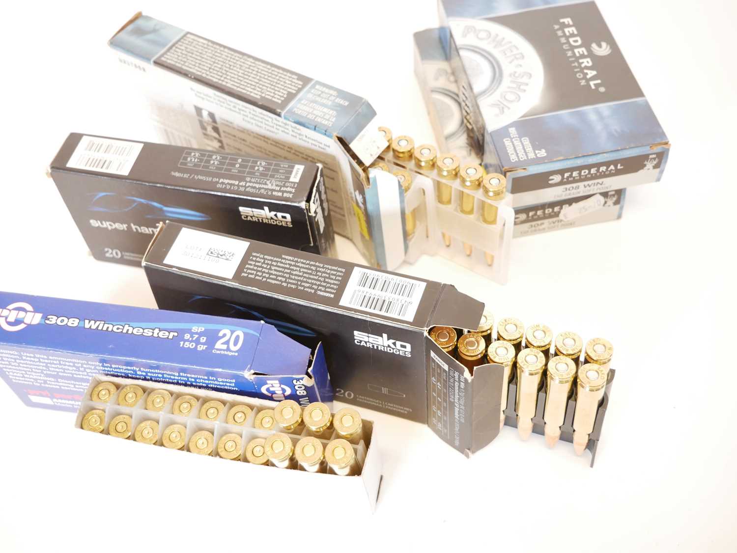 .308 and 6.5x55 ammunition, the 6.5x55 to include 11 rounds of PPU, 3 rounds of Federal, 12 rounds - Bild 4 aus 4