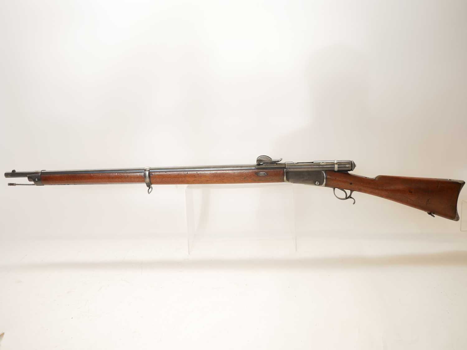 Swiss Vetterli M81 .41 Swiss centrefire bolt action rifle, 32inch barrel secured by one band and - Image 16 of 17