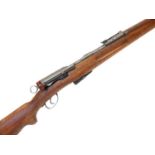 Schmidt Rubin 1896 7.5mm straight pull rifle, matching serial numbers 268510 to barrel, receiver,