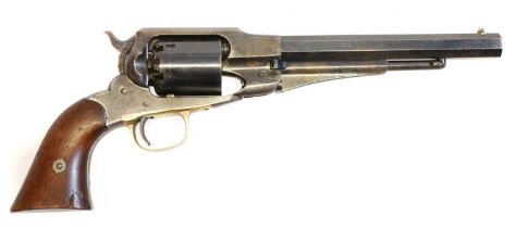 Remington 1858 New Model Army .44 percussion revolver, serial number 30138, 7.5 inch octagonal