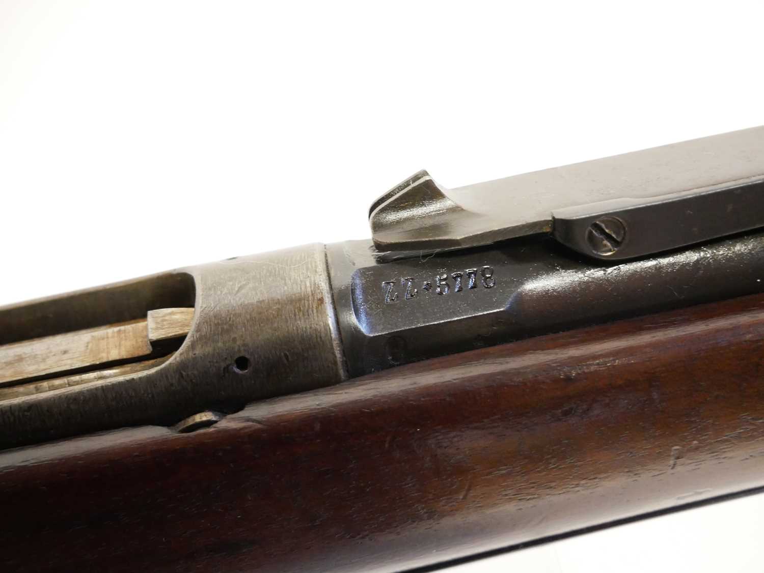 Italian Vetterli M.1870/87 10.35x47R bolt action rifle, serial number 5778, 33.5inch barrel fitted - Image 7 of 17