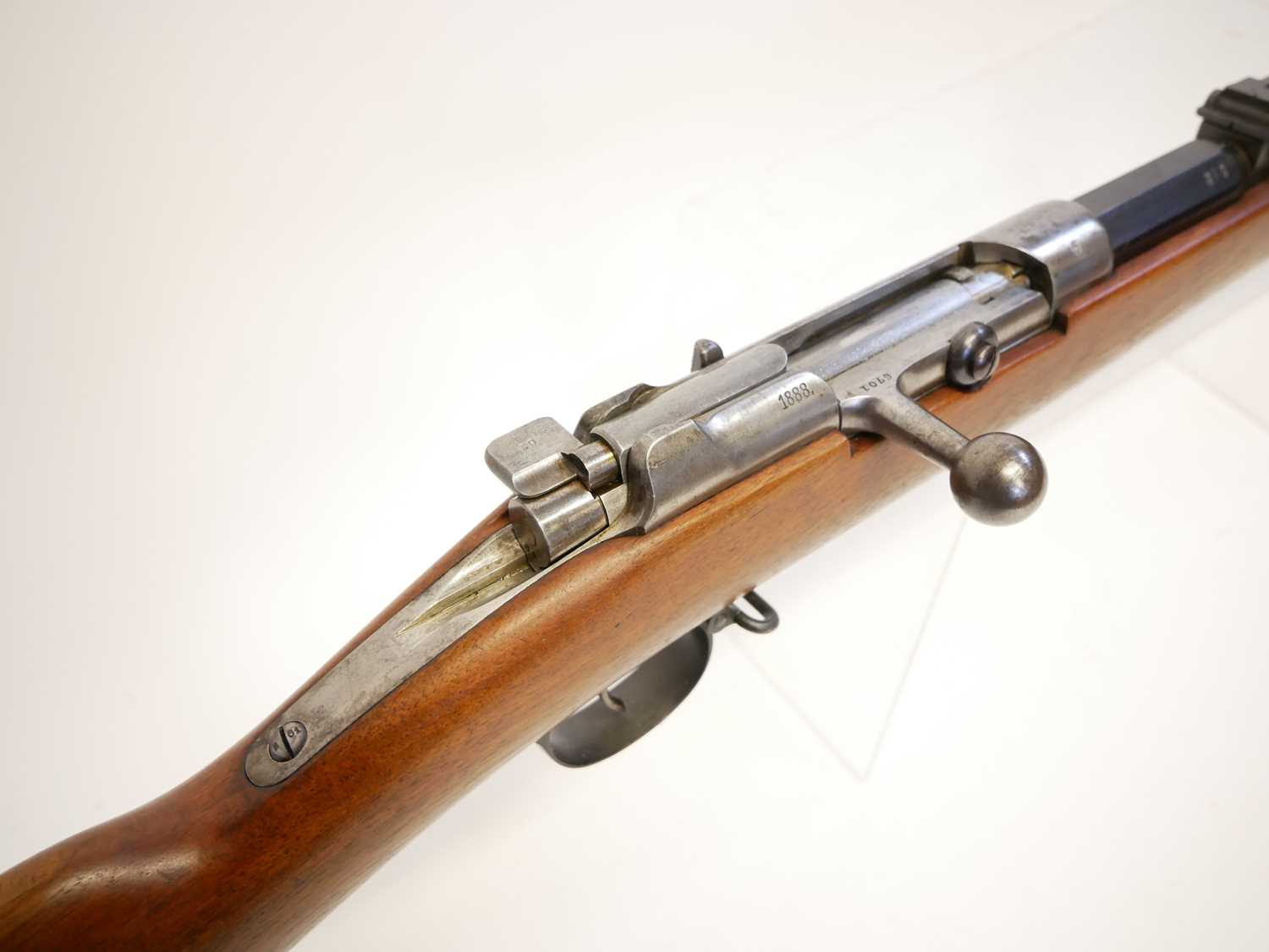 Mauser M1871/84 bolt action rifle 11 x 60R / .43 calibre, matching serial numbers 6701, 30.5" barrel - Image 5 of 20