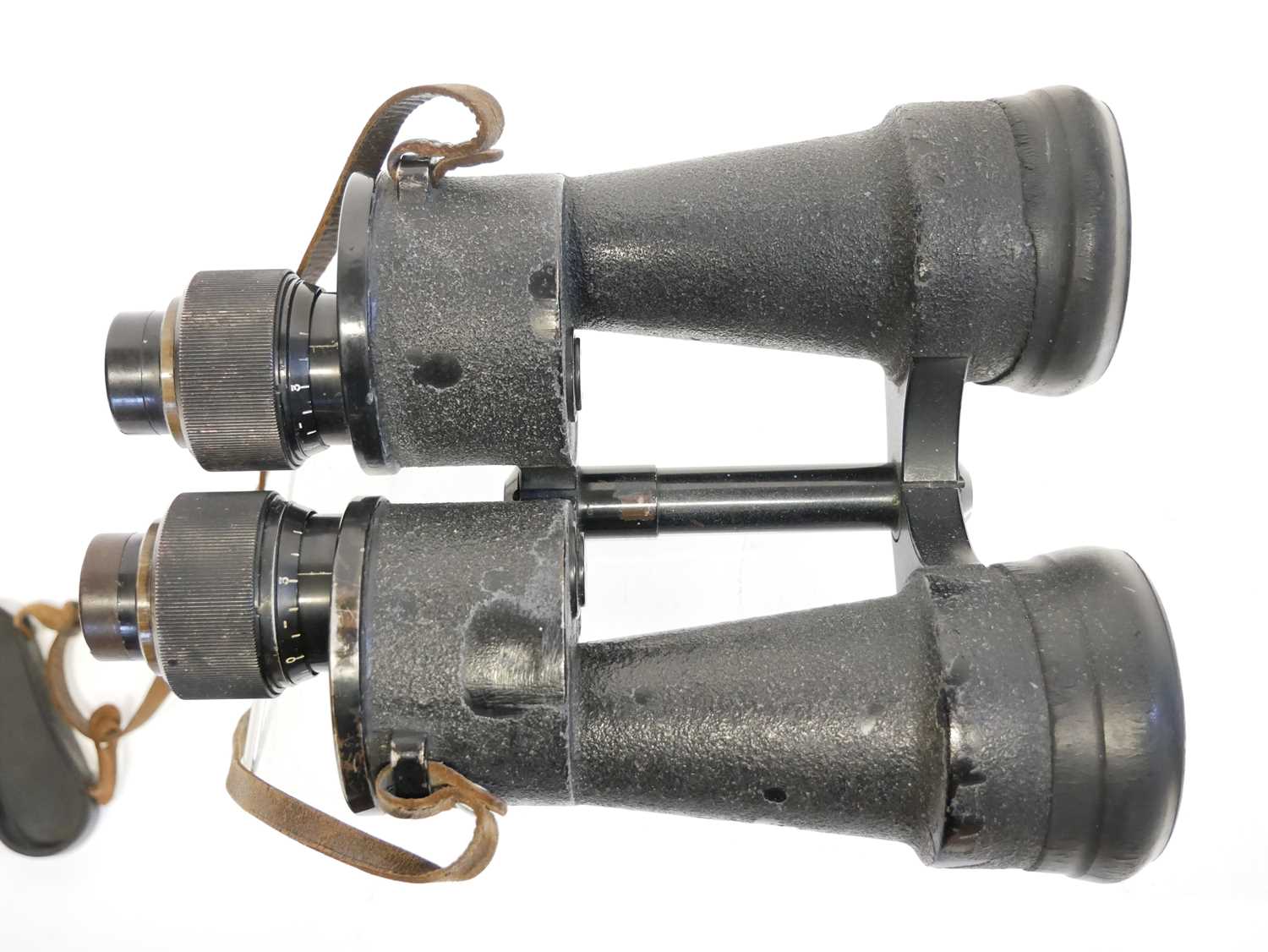 Pair of WWII German U-boat commanders 8x60 binoculars, stamped with manufacturer code BLC for Carl - Image 9 of 16