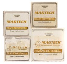 Seventy Five Magtech .410 brass cases, new and unused, also twenty five 28 bore cases.