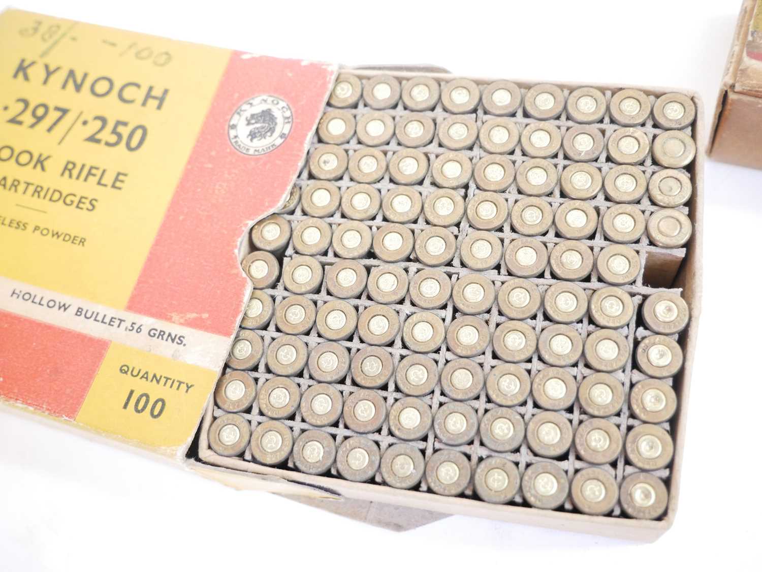 297/250 Rook and .300 or 295 Rook rifle ammunition, to include a box of 47 Kynock .300/295 80 - Image 2 of 6