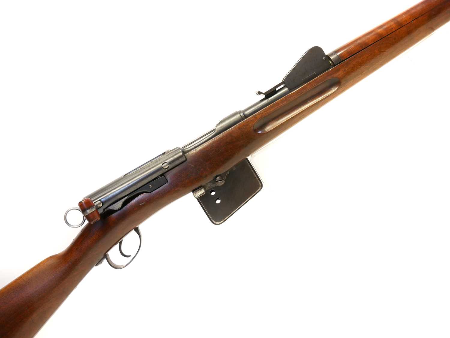 Schmidt Rubin 1889 7.5x 53.5mm straight pull rifle, matching serial numbers 30639, with 30"