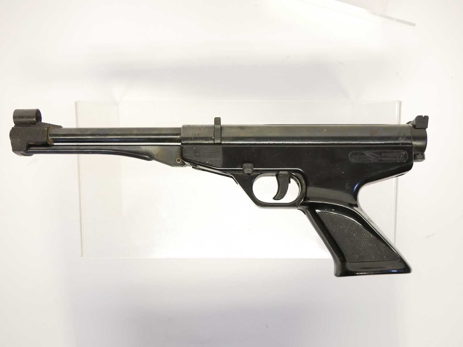 Gamo .177 air pistol, 7inch barrel with underlever, serial number 760229. No licence required to buy - Image 3 of 6