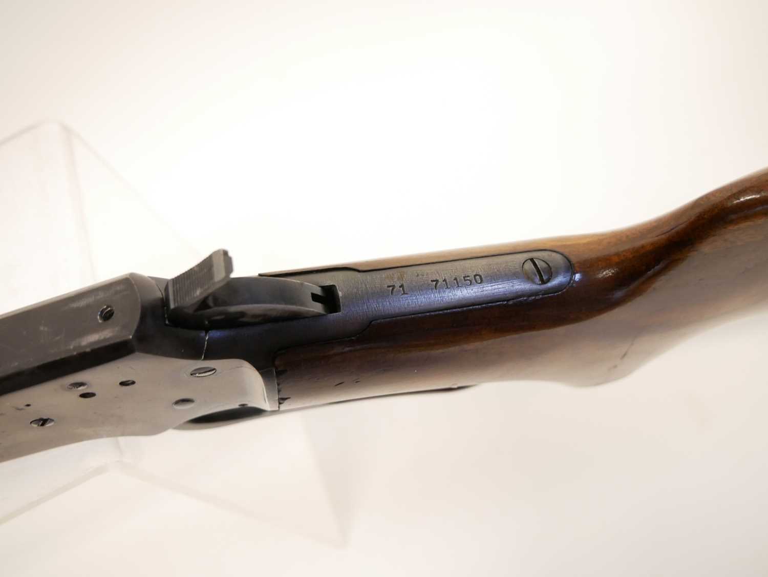 Marlin model 39D .22lr lever action rifle, serial number 71-71150, 20inch barrel with full length - Image 9 of 12