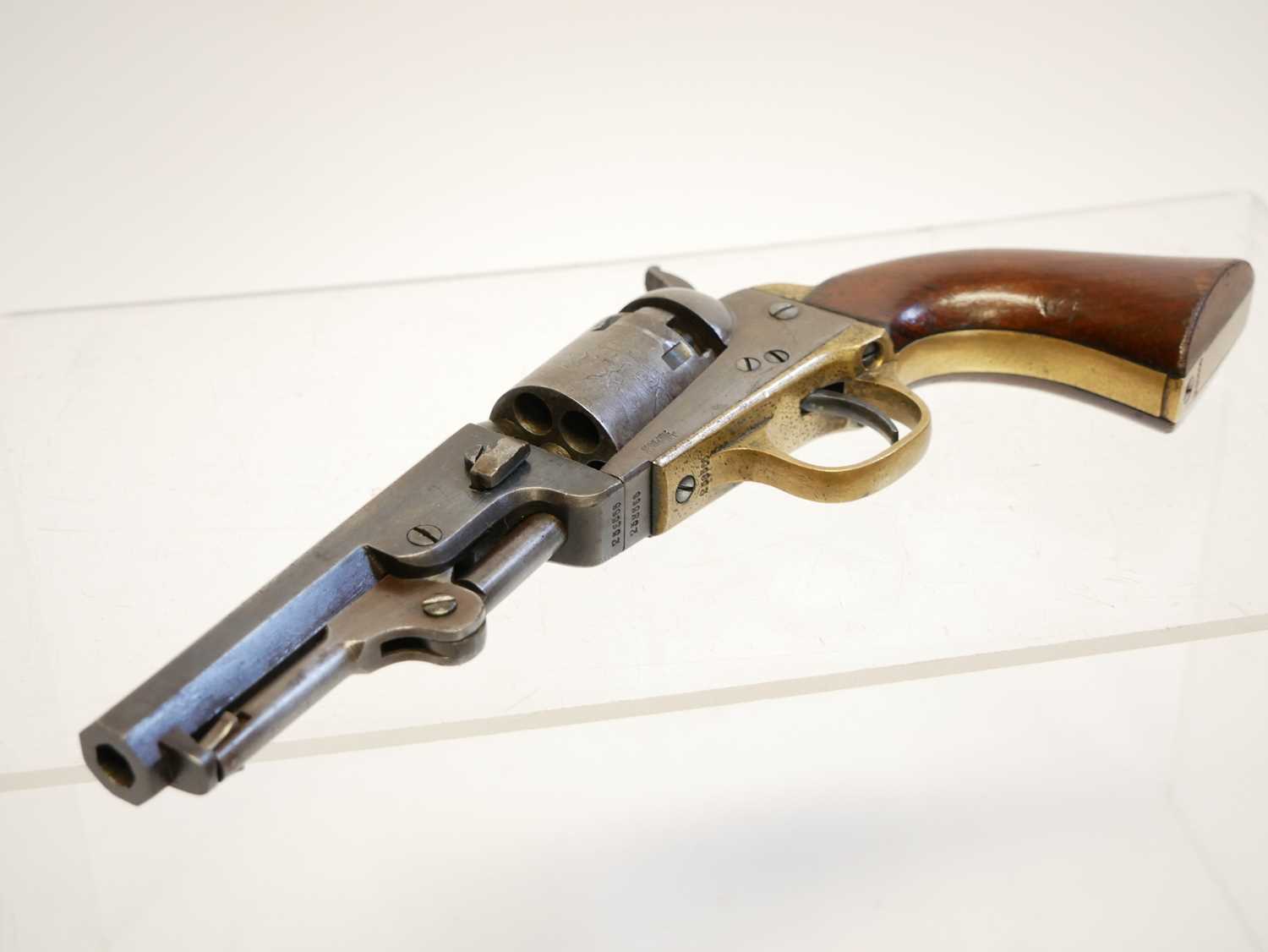 Colt .31 pocket percussion revolver, serial number 258666 matching throughout (the wedge is un- - Image 5 of 11