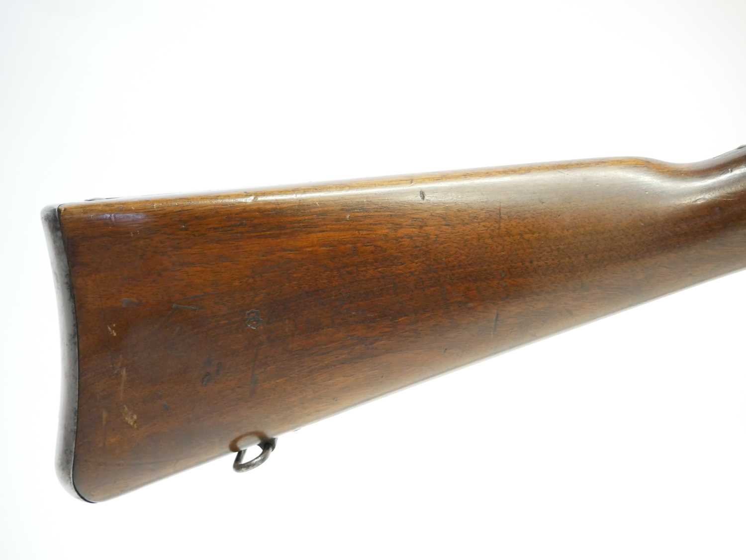 Schmidt Rubin 1889 7.5x 53.5mm straight pull rifle, matching serial numbers 30639, with 30" - Image 3 of 17