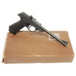 Boxed Walther .177 Model LP.53 air pistol (Luftpistole), 9.5inch barrel, serial number 118326,