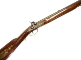 Armi Jager Italy .45 smoothbore percussion muzzle loading shotgun, serial number 23766, 27inch