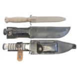 Glock Austrian army knife, also a Fox Zambler knife, and one other stamped US Ontario. Buyer must be