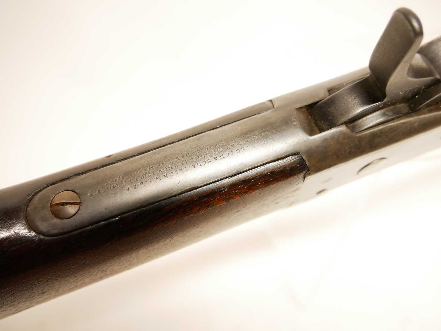 Remington .43 Spanish rolling block carbine, converted from a full length rifle, 20 inch barrel, - Image 7 of 13