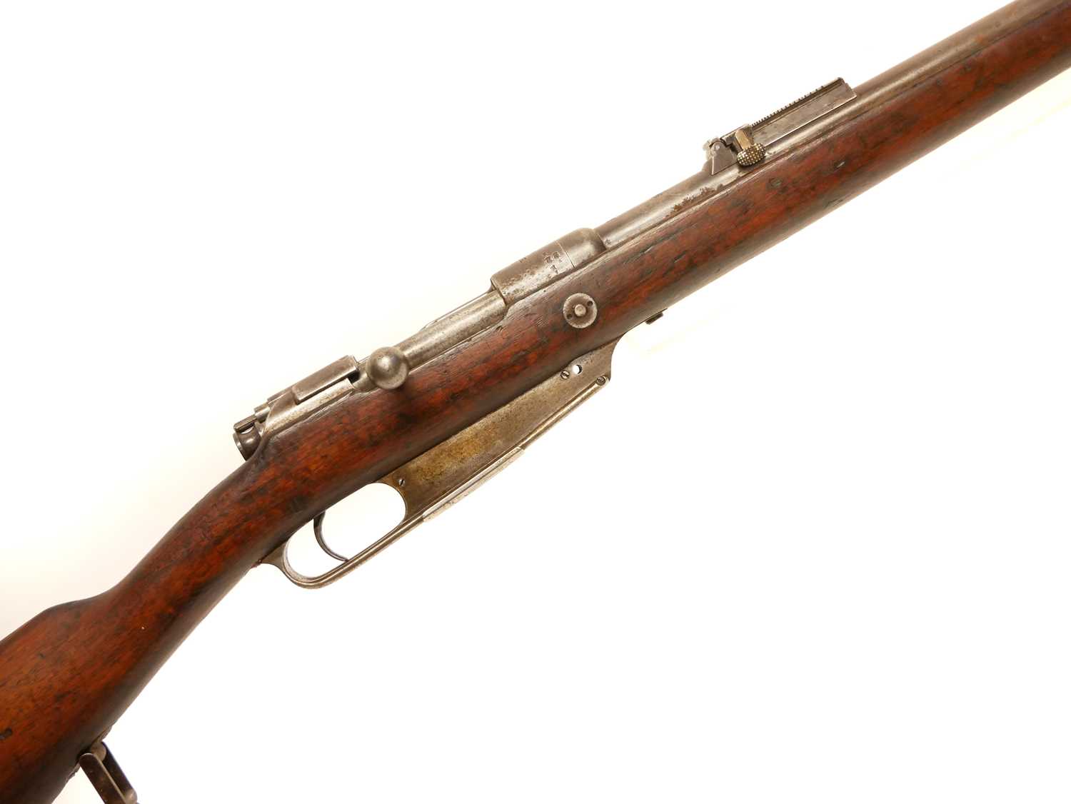 German Danzig G88 7.92 bolt action Commission Rifle, 30 inch barrel with folding ladder sight,